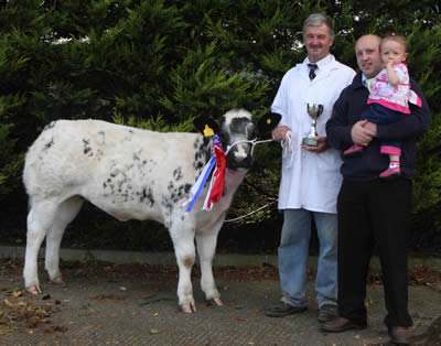 James and Gloria Annett female champion and reserve champion with Colin and Chloe Harbinson from the Meat Joint Antrim 