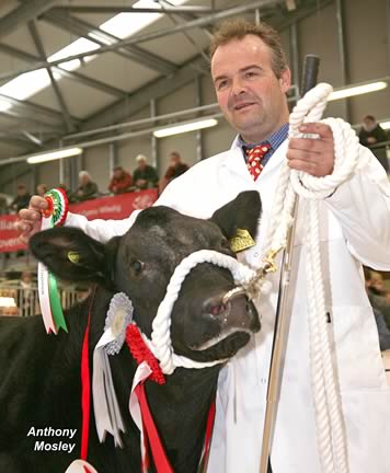 Robert Jones, winner of Baby Beef competition.