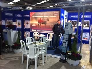 British Blue Cattle Society stand