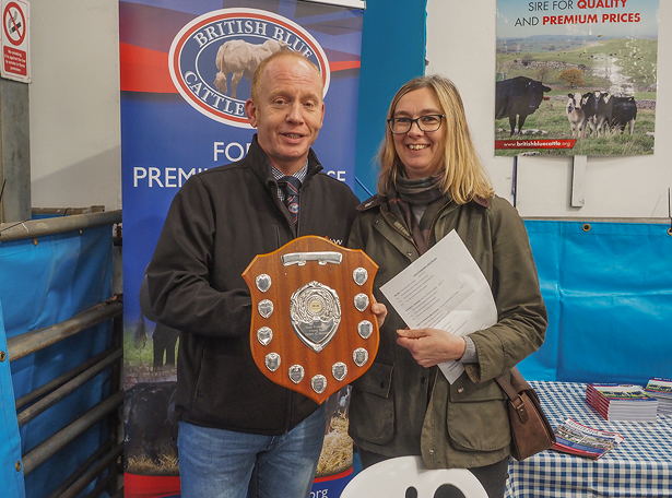 Overall Herd Competition winner Kevin Watret (Solway View)