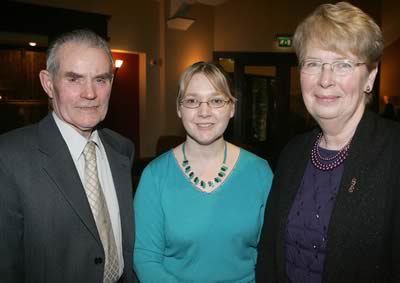 Jack and Anne Morrison pictured with Ruth Rodgers Editor Farming Life