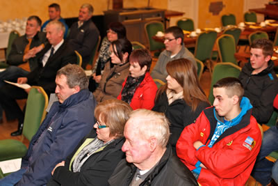 Visitors to Moira for the Northern Ireland Blue Cattle Club AGM. Picture: Columba O'Hare