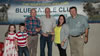 Sponsor Kevin McAnenly with Ivan and Corrina Gordon (Best calf and Second in small herd section) and judge Alan Cleland. Included in photo is Gavin McAnenly and Roisin McAnenly.