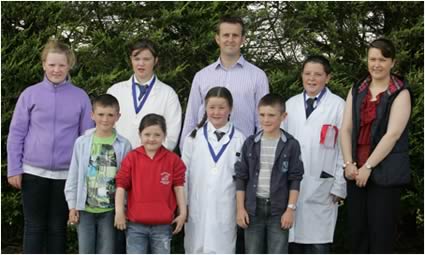 Junior Competitors with Judge Naomi Gregg and William Thompson Bank of Ireland sponsor