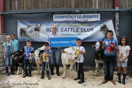 Young Handlers and Bank of Ireland Representative Eamon Magorrian