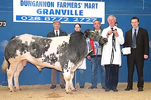 The reserve supreme champion was Knockagh Utopia ET owned by Jim Ervine from Newtownabbe