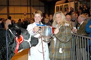 Heifer Championship trophy presentation