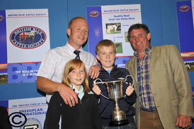 Presentation to Kevin, Connor & Ellis Watret by Judge, Jim Barber