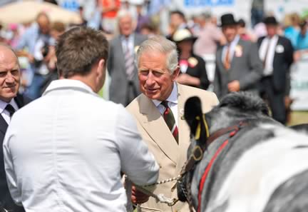 HRH Prince Charles meets the “Blues”