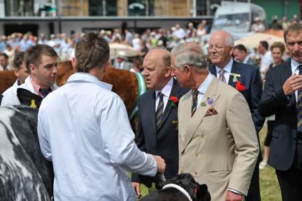 HRH Prince Charles meets the “Blues”