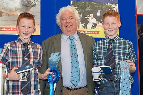 Joint 2nd prize Young Handlers - Ross and Gregor Watret